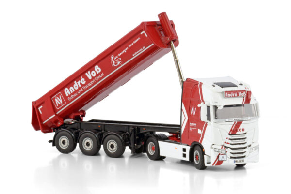 ANDRE VOSS; IVECO S-WAY AS HIGH 4X2 HALF PIPE TIPPER TRAILER - 3 AXL 01-4233 – Bild 2