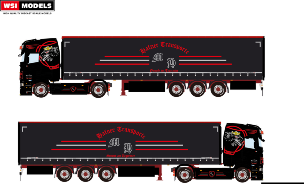 Hafner Scania S Highline CS20H 4x2 Planenauflieger 02-3414 Limited Editon 100 – Bild 3