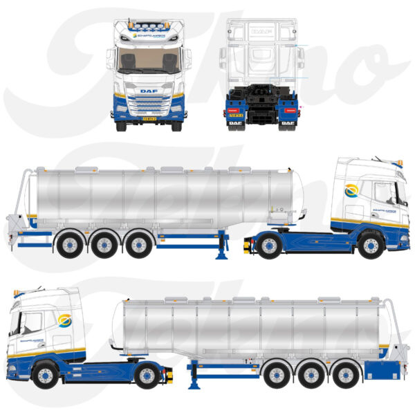 Schaffelaarbos DAF XG+ met 3-assige 86030(Vorankündigung) – Bild 2