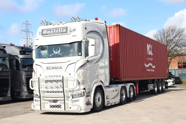 David A Guatella Transport England Scania 660 S 02-3768(Vorankündigung)