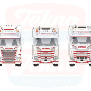 G-Trans Set van 3 Scania trekkers: NGS, NGR & R-Streamline 88831(Vorankündigung)