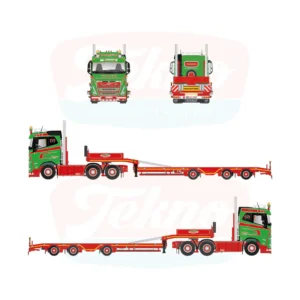 Mues, Jan Volvo FH05 low roof 6x2 met 3-assige semi  88135(Vorankündigung)